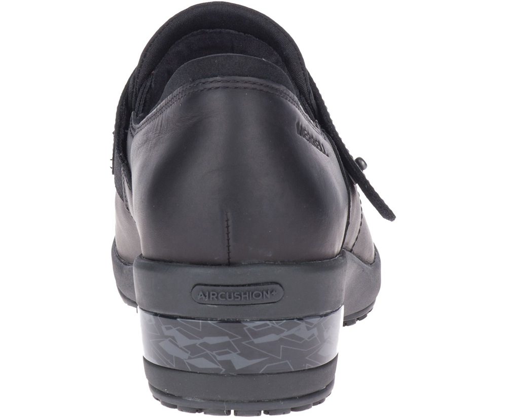 Slip On Senhora - Merrell Valetta Pro Moc Work - Pretas - MPR359180